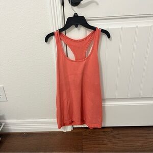 Orange Lululemon Swiftly Tech Tank Top, size 10